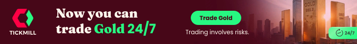 Tickmill Gold 24/7 — Trade gold around the clock